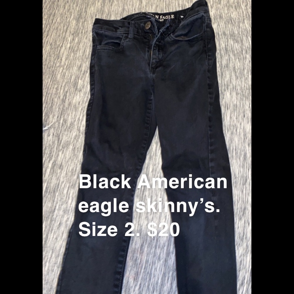 American Eagle black skinny